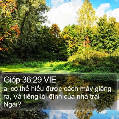 Gióp 36:29 VIE Bible Verse Image