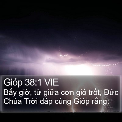 Gióp 38:1 VIE Bible Verse Image