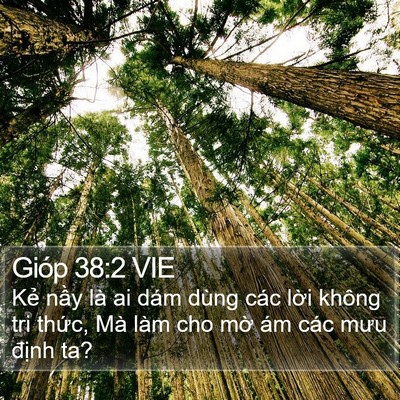Gióp 38:2 VIE Bible Verse Image