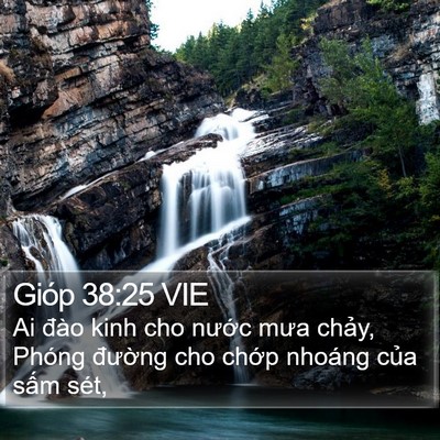 Gióp 38:25 VIE Bible Verse Image