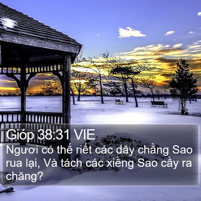 Gióp 38:31 VIE Bible Verse Image