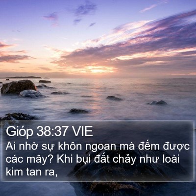 Gióp 38:37 VIE Bible Verse Image