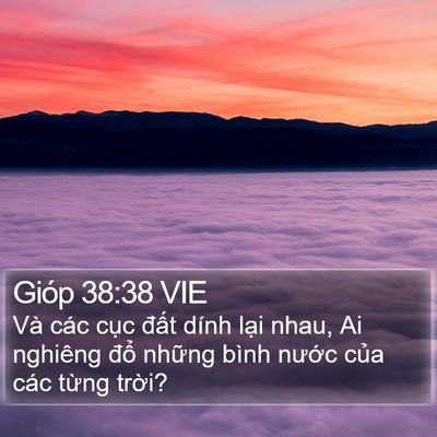 Gióp 38:38 VIE Bible Verse Image