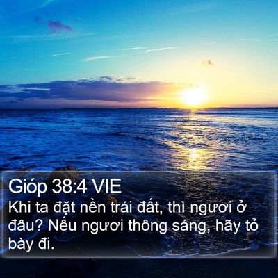 Gióp 38:4 VIE Bible Verse Image
