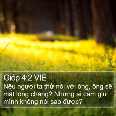 Gióp 4:2 VIE Bible Verse Image