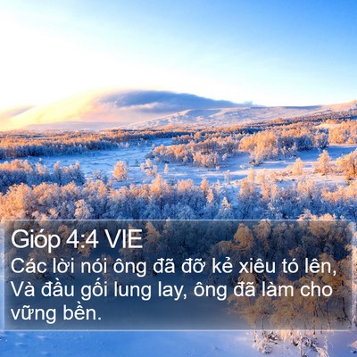 Gióp 4:4 VIE Bible Verse Image