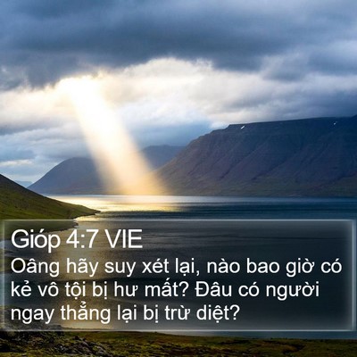 Gióp 4:7 VIE Bible Verse Image