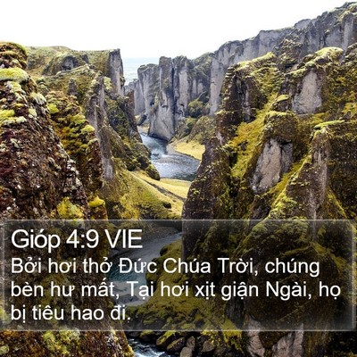 Gióp 4:9 VIE Bible Verse Image