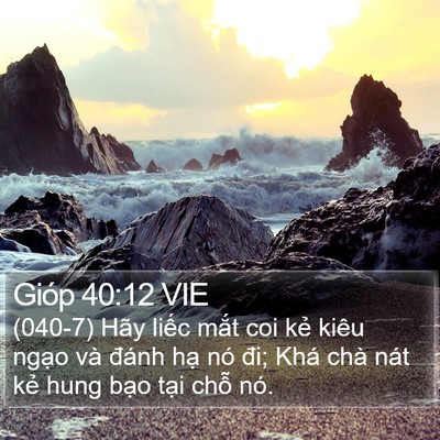 Gióp 40:12 VIE Bible Verse Image