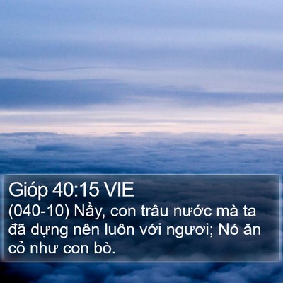 Gióp 40:15 VIE Bible Verse Image