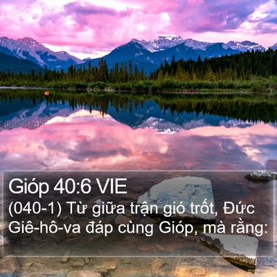 Gióp 40:6 VIE Bible Verse Image