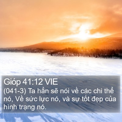 Gióp 41:12 VIE Bible Verse Image