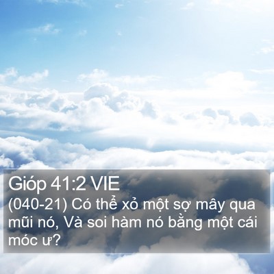 Gióp 41:2 VIE Bible Verse Image