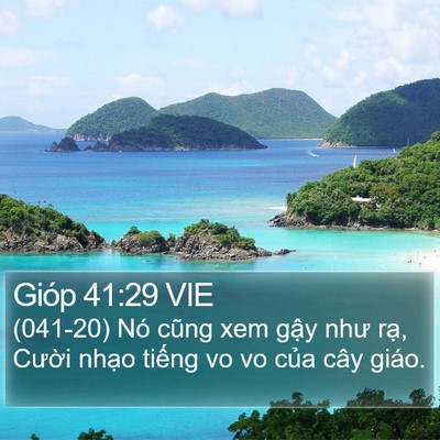 Gióp 41:29 VIE Bible Verse Image