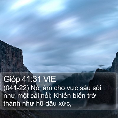 Gióp 41:31 VIE Bible Verse Image