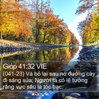 Gióp 41:32 VIE Bible Verse Image