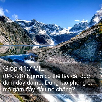 Gióp 41:7 VIE Bible Verse Image