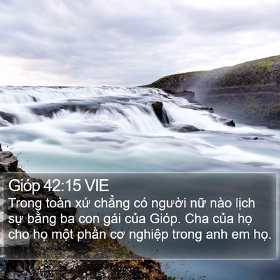 Gióp 42:15 VIE Bible Verse Image