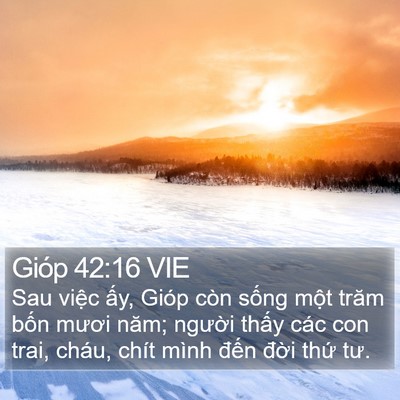 Gióp 42:16 VIE Bible Verse Image