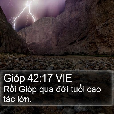 Gióp 42:17 VIE Bible Verse Image