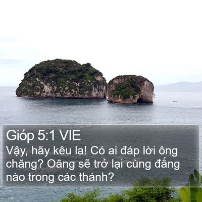 Gióp 5:1 VIE Bible Verse Image