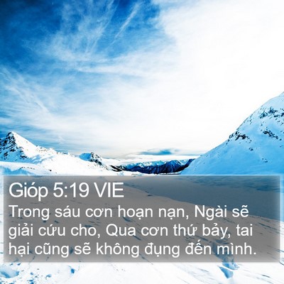 Gióp 5:19 VIE Bible Verse Image