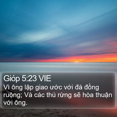 Gióp 5:23 VIE Bible Verse Image