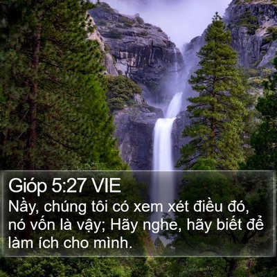 Gióp 5:27 VIE Bible Verse Image