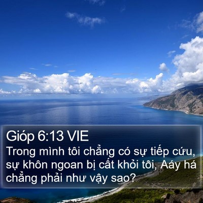 Gióp 6:13 VIE Bible Verse Image