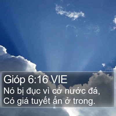 Gióp 6:16 VIE Bible Verse Image