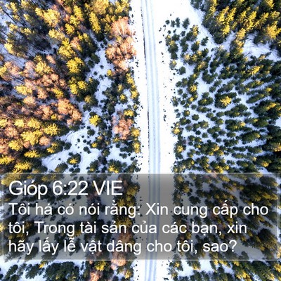 Gióp 6:22 VIE Bible Verse Image