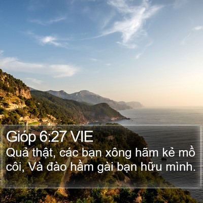 Gióp 6:27 VIE Bible Verse Image