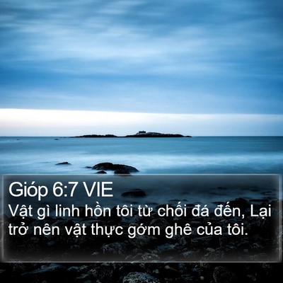 Gióp 6:7 VIE Bible Verse Image