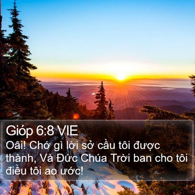 Gióp 6:8 VIE Bible Verse Image