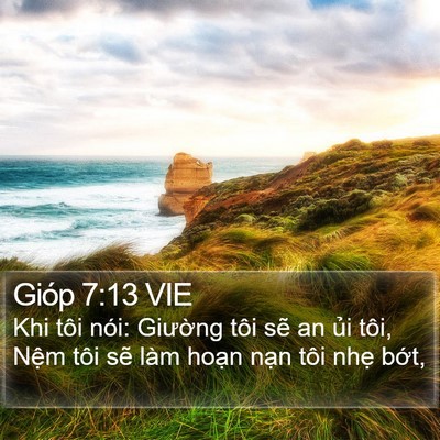 Gióp 7:13 VIE Bible Verse Image