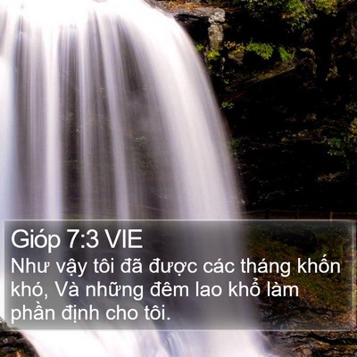 Gióp 7:3 VIE Bible Verse Image