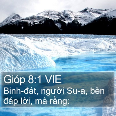 Gióp 8:1 VIE Bible Verse Image