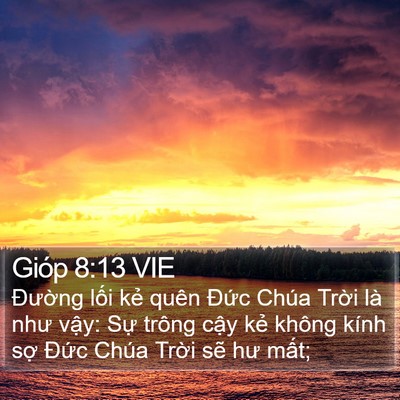 Gióp 8:13 VIE Bible Verse Image