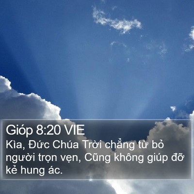 Gióp 8:20 VIE Bible Verse Image