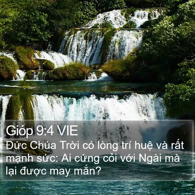 Gióp 9:4 VIE Bible Verse Image