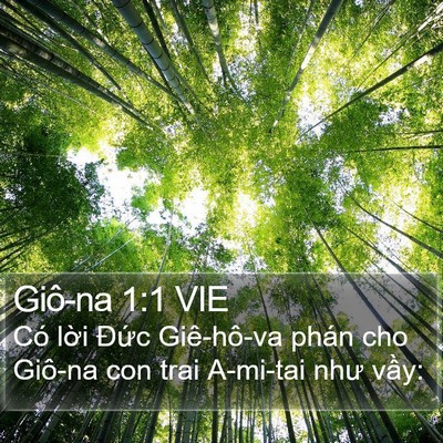 Giô-na 1:1 VIE Bible Verse Image