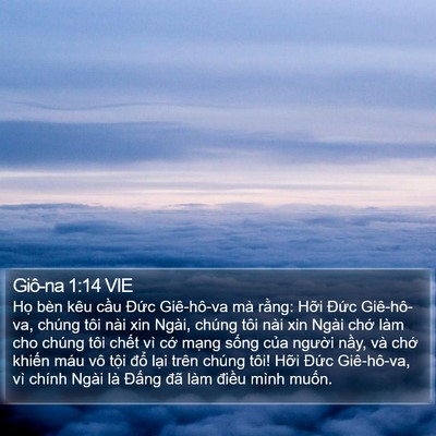 Giô-na 1:14 VIE Bible Verse Image
