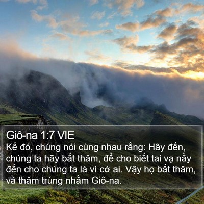 Giô-na 1:7 VIE Bible Verse Image