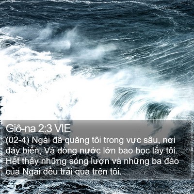 Giô-na 2:3 VIE Bible Verse Image