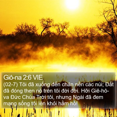 Giô-na 2:6 VIE Bible Verse Image