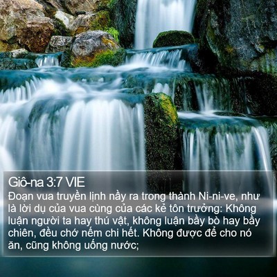 Giô-na 3:7 VIE Bible Verse Image