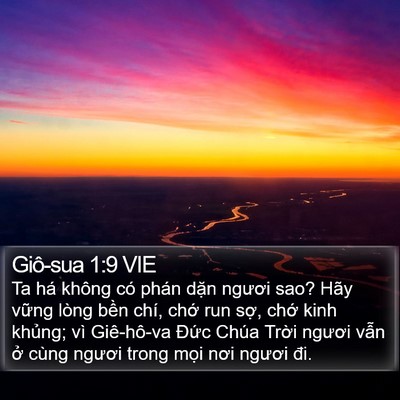 Giô-sua 1:9 VIE Bible Verse Image
