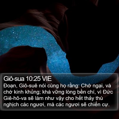 Giô-sua 10:25 VIE Bible Verse Image