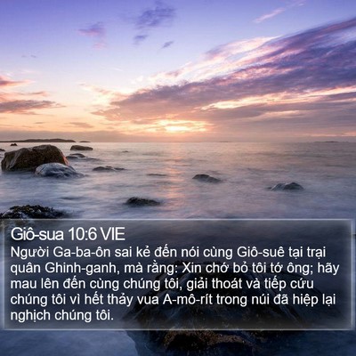 Giô-sua 10:6 VIE Bible Verse Image