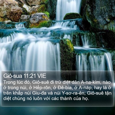 Giô-sua 11:21 VIE Bible Verse Image